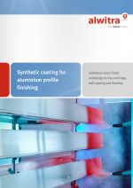 Cover brochure synthetic coating