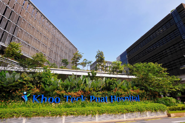 Khoo Teck Puat Hospital: Namenszug