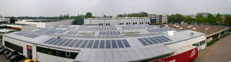 Nutzung des brachliegendes Daches durch Solar-Technologie