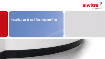 Installation of wall flashing profiles
