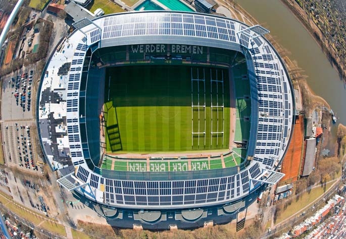 Weserstadion von oben